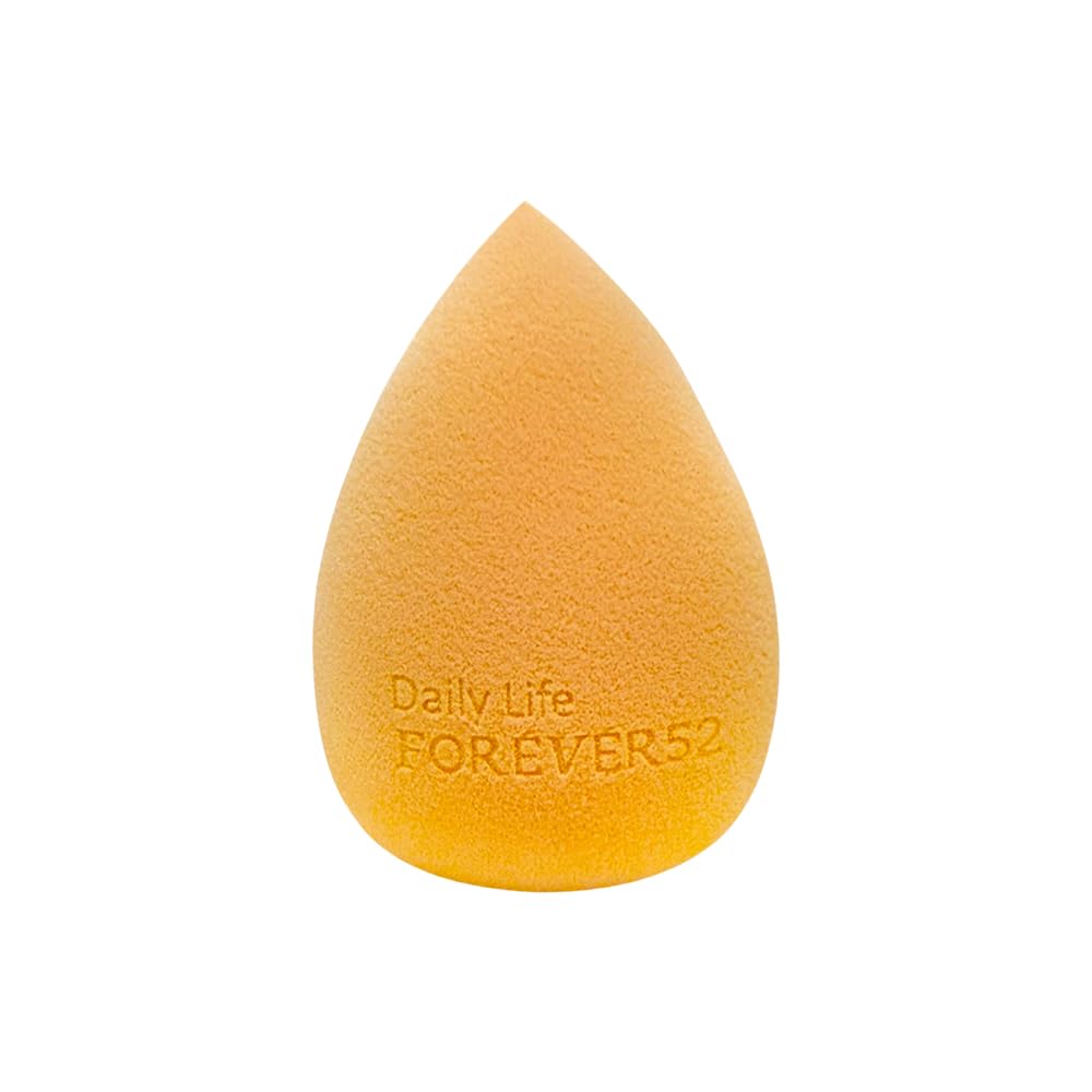 Daily Life Forever52 Ultra Definition Liquid Foundation + Skin-Like Blend Sponge Combo | 24H High Coverage Satin Finish + Seamless Blending Tool | Lightweight, Long-Wear & Ideal for Indian Skin Tones (Medium__Honey-14& Makeup Sponge)