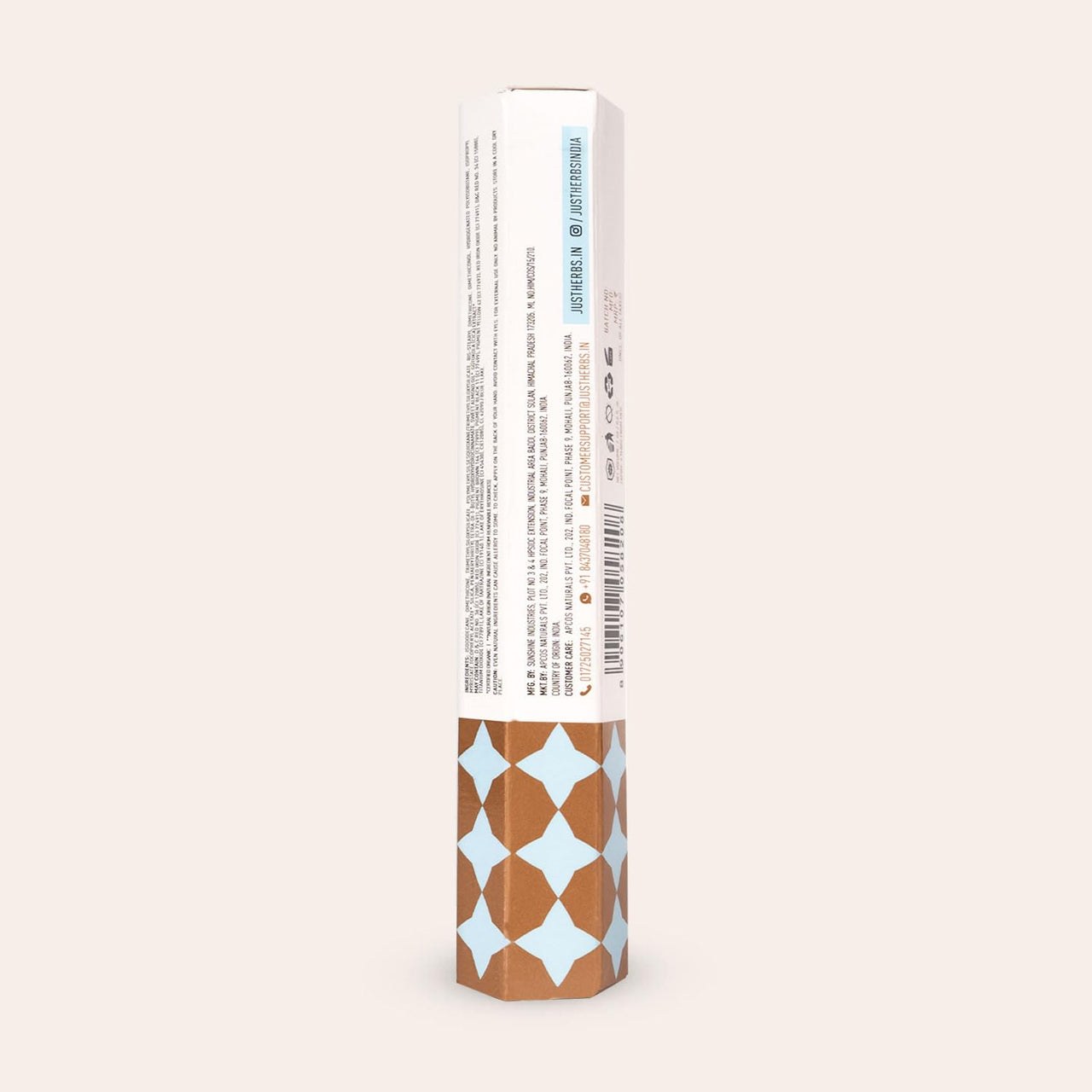 Just Herbs Lip Ink Lipstick Cica Infused Transfer Proof Long Lasting Plant Powered Lipstick for Women 2 ml (Pumpkin Latte)