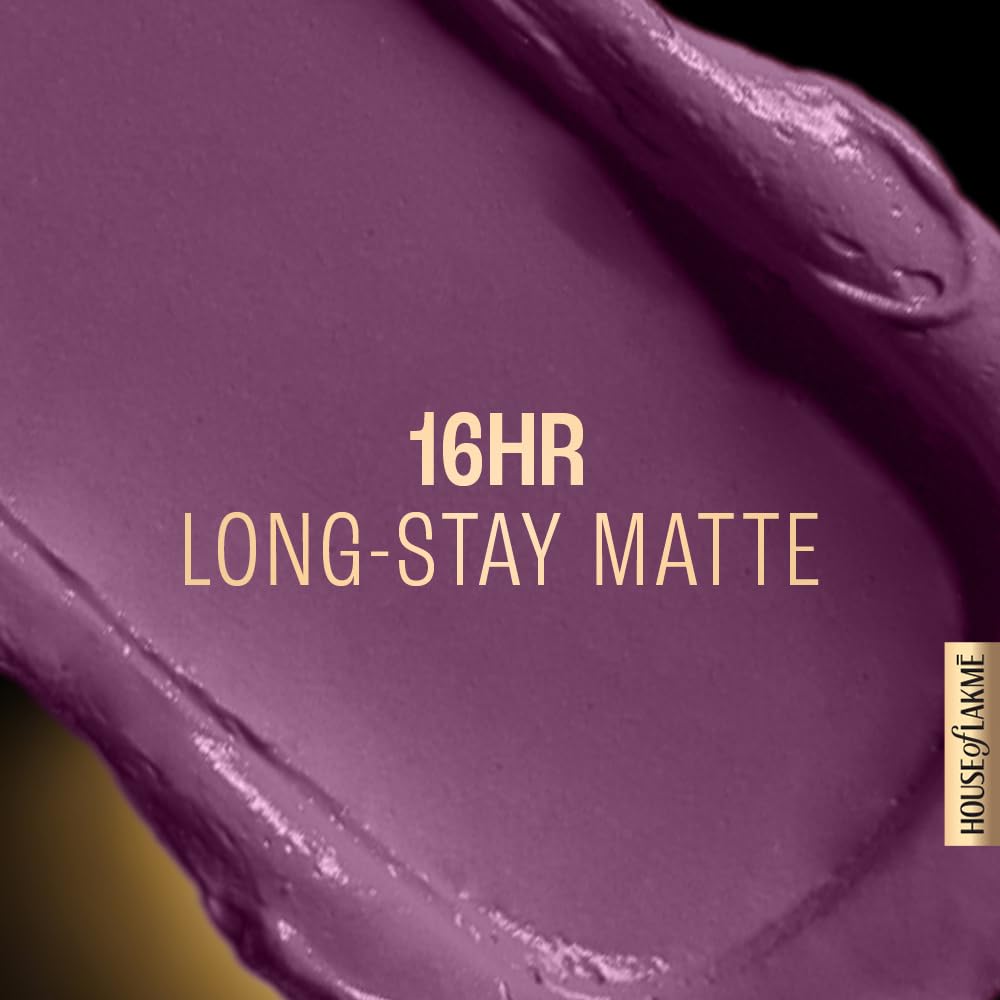Lakmé Forever Matte Liquid Lipstick - 40 Rich Mahogany, 5.6 Ml