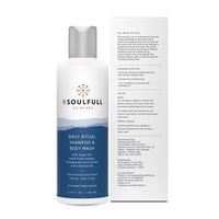 BE SOULFULL 2-In-1 Shampoo & Body Wash with Argan Oil- Head-To-Toe Cleanser for Everyday Use- Sulfate Free Body and Hair Wash- 200ml