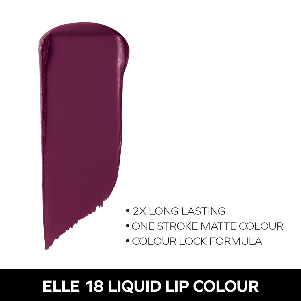 Elle 18 Liquid Matte Lip Color|| Sangria Blanca|| 5.6Ml
