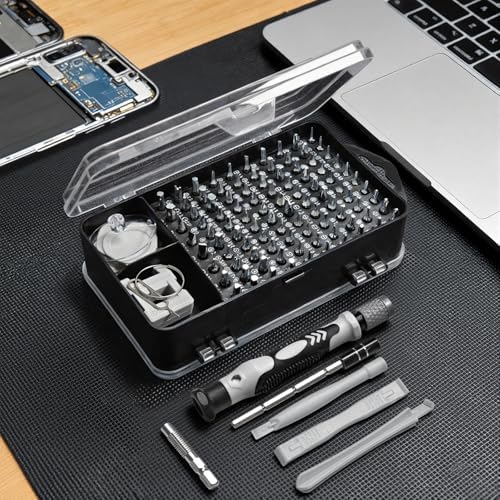 Precision Screwdriver Set, 115 - in - 1 Electronics Repair Tool Kit for Computer, Laptop, Phone, Watch, Game Console, Electronic,PC Repair Tool Kit