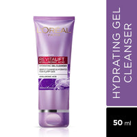 L'Oréal Paris Shampoo, 192.5ml & L'Oreal Paris Revitalift Hyaluronic Acid Hydrating Gel Cleanser, 50 ml | Gentle Facewash for women | Cleanses impurities & makeup residue 50ml