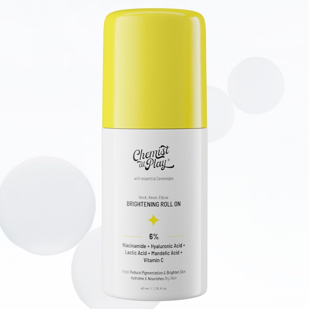 Chemist At Play 1% Salicylic Acid Exfoliating Body Wash 236ml and Chemist at Play Brightening Roll On 40ml