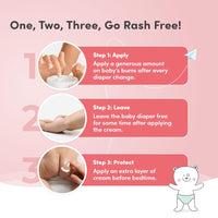 Mylo Baby Diaper Rash Cream 50gm | Prevents and Heals Rashes | With 15% Zinc Oxide | Care with Aloe Vera, Almond Oil & Vitamin E