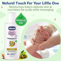 Chicco Baby Moments Massage Oil, New Advanced Non-sticky & Moisturizing Formula with Natural Ingredients to Prevent Dryness, Suitable for Baby’s Skin, Hair & Scalp, No Phenoxyethanol & Parabens (100ml)