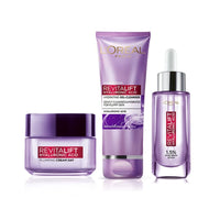 Loreal Paris Hyaluronic Acid Regime Combo Pack – Hyaluronic Acid Re - Plumping Serum 15ml + Hydrating Cream 15ml + Cleanser 100ml