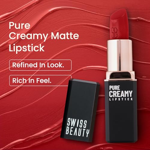 Swiss Beauty Pure Creamy Lipstick 09-Fuchsia Fun (Matte)