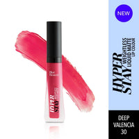 Blue Heaven Hyper Stay Weightless Liquid Matte Lipstick | Long-lasting & Smudge Proof | Non-Transfer Matte Lipstick for Women | Deep Valencia-30 | 6ml