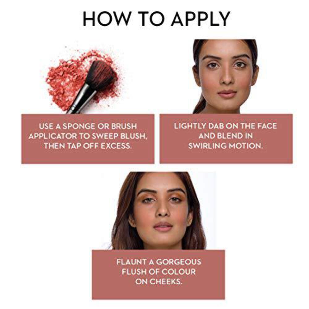 SUGAR Cosmetics Contour De Force Mini Blush for Face | Face Blusher for Face Makeup | Smooth Texture | Matte & Blendable | Paraben & Cruelty Free | 4gm | Peach Peak (Peach Pink Blush)