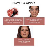 SUGAR Cosmetics Contour De Force Mini Blush for Face | Face Blusher for Face Makeup | Smooth Texture | Matte & Blendable | Paraben & Cruelty Free | 4gm | Peach Peak (Peach Pink Blush)