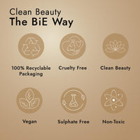BiE Daily Glow Trial Kit | Travel Size Skincare Combo Set | Face Mask, Serum , Moisturiser & Travelling Pouch | Instantly Detans, Hydrates, Boosts Collagen & Strengthens Skin Barrier | 4pcs