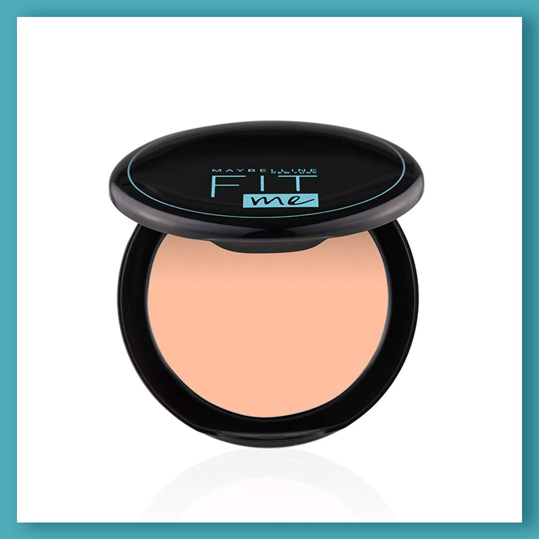 Maybelline New York Liquid Foundation For Oily Skin, Matte & Poreless, Fit Me, 115 Ivory & New York Compact Powder, 115 Ivory, 8G
