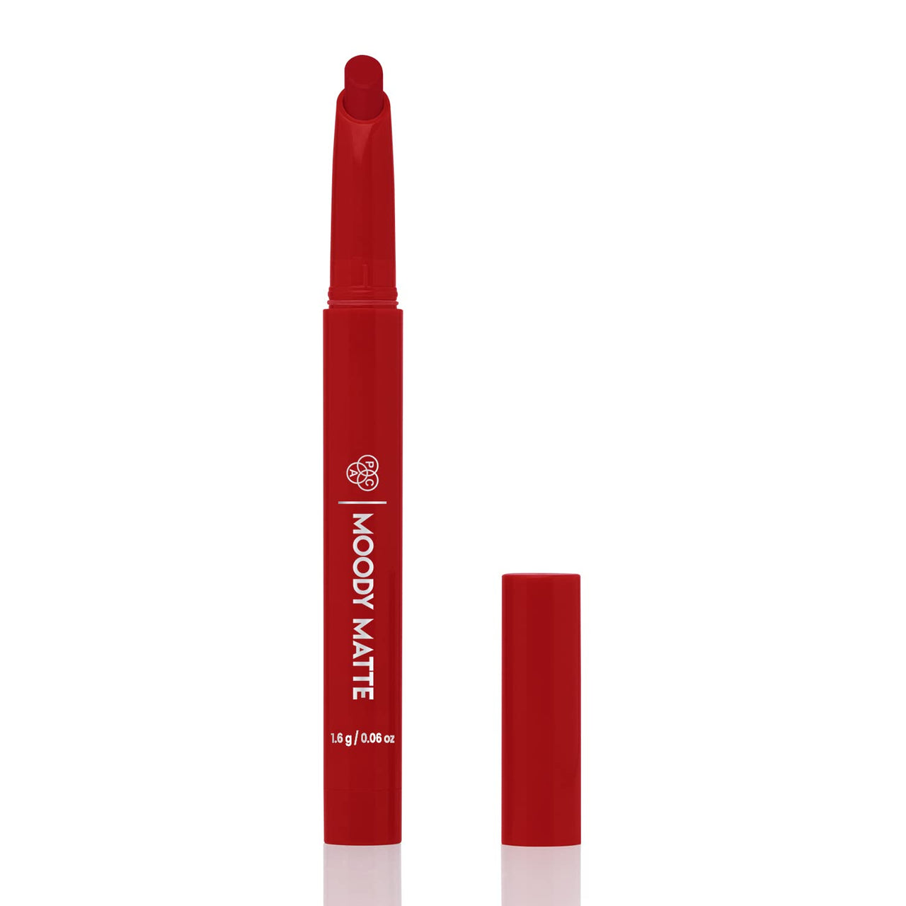 PAC Moody Matte Lipstick | Transfer Proof Lipsticks for Women with Rose oil | Highly Pigmented, Feather Light, Brightening Lip Color | Creamy Long Lasting for All Skin Types | Birthday Bash - 1.6g