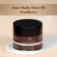 The Man Company Non-Sticky Daily Moisturizing Cream for Dry Skin | Moisturizes & Hydrates with Shea Butter, Vitamin E & Coco Butter | Face Moisturizer For Men - 50gm
