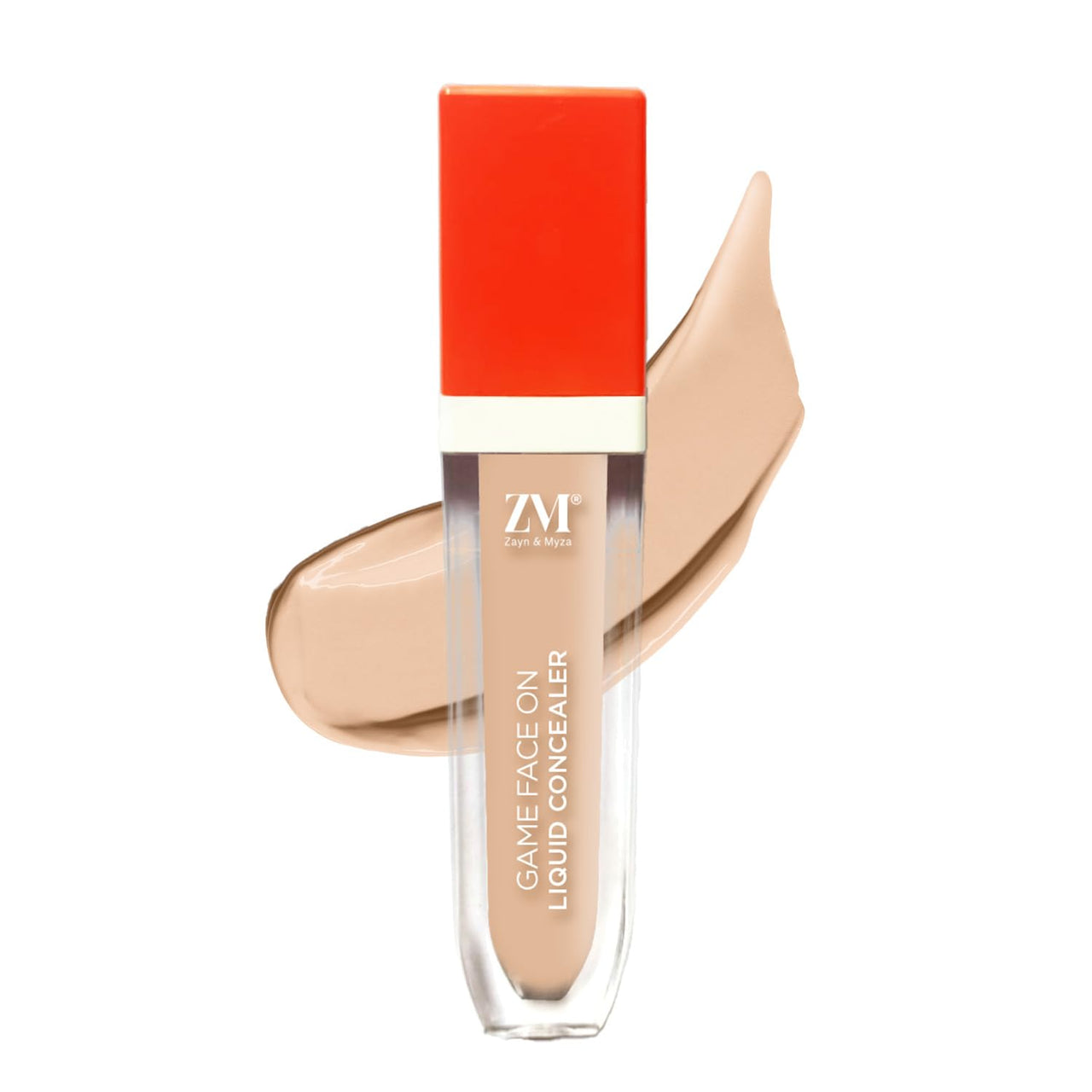 ZM Zayn & Myza Liquid Concealer for Face Makeup | Buildable Coverage | Easily Blendable | Conceals Dark Circles & Blemishes | Flawless Matte Finish, Sweatproof | Shade - Sand, 6 ml
