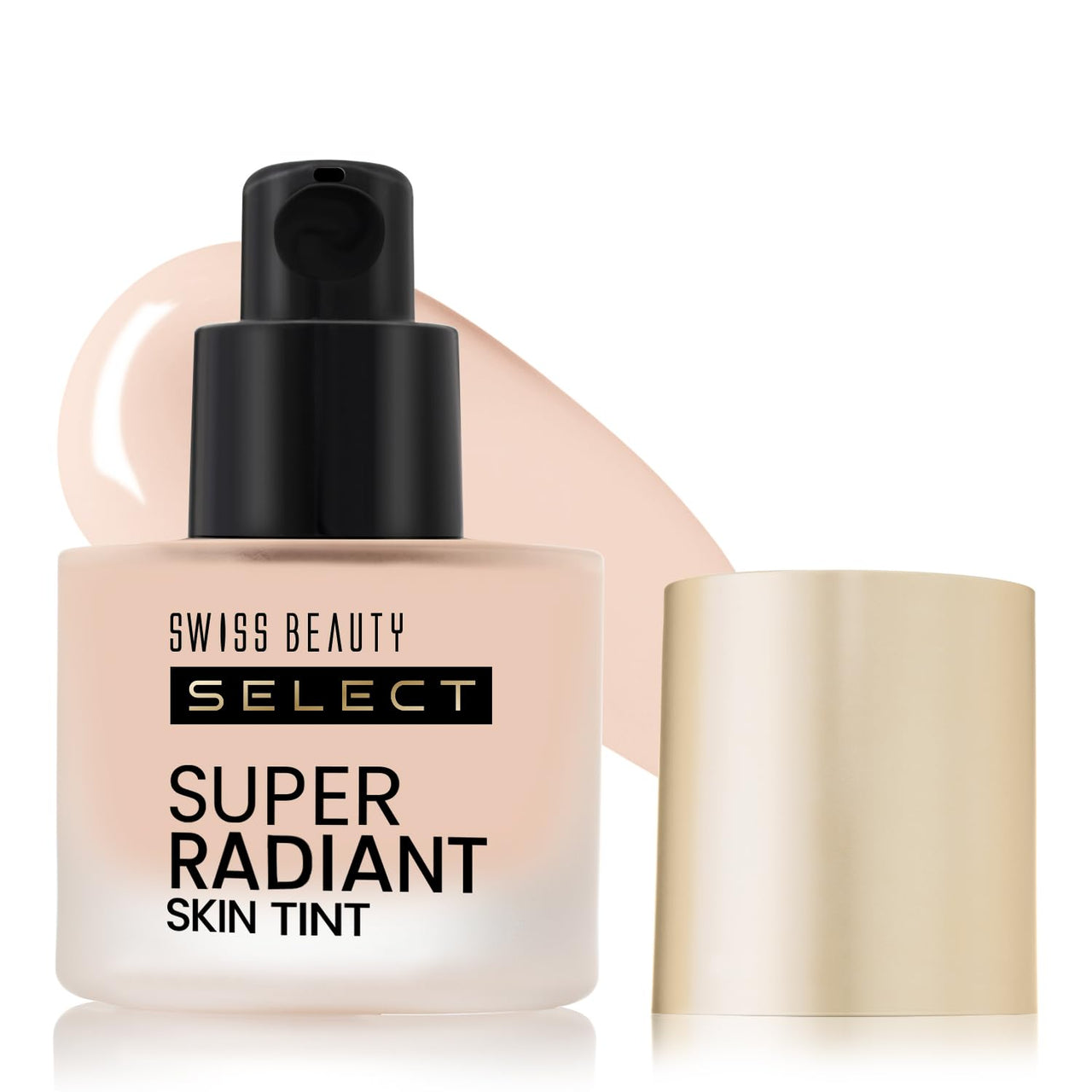 Swiss Beauty Select Super Radiant Hydrating Skin Tint | With Hyaluronic acid | Provides Natural, Dewy Glow | Shade- Creamy Glow, 30gm