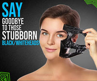 UrbanGabru Charcoal Black Peel Off Mask for Men & Women | Removes Blackheads and Whiteheads | Active Cooling Effect | Deep Skin Purifying Cleansing (120 g)