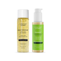 Conscious Chemist Deep Pore Cleansing Kit | 230ml | Oil Cleanser for Face, Salicylic Acid Face Wash, Face Wash for Women & Men with Oily and Acne Prone Skin for Glowing & Radiant Skin (Pack of 2)