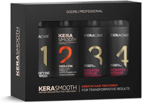 Godrej Professional Kerasmooth Keratin Treament - No Formaldehyde - Monodose, 60Ml X 4 Bottles, All