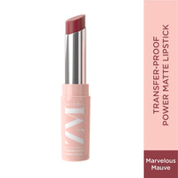 ZM Transfer-Proof Power Matte Bullet Lipstick, Vegan, 3.2 g (Marvellous Mauve)
