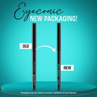 Lakmé Eyeconic Black Kajal, Matte Kohl Liner in a Twist Up Pencil - Waterproof, Smudge Proof & Long Lasting Eye Makeup, 0.35 g (Pack of 2)