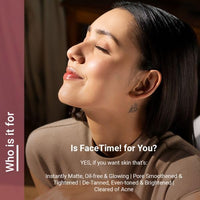 Neude FaceTime Instant Brightening Glow Face Mask 50ml – De-Tan Milk Face Pack with Yogurt Filtrate, Orange Oil & Kojic Acid for Glowing Skin, Blackhead Removal, Anti-Pigmentation & All Skin Types