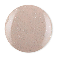 DeBelle Gel Nail Polish Aries (Light Dusty Pink Glitter Nail Paint)|Non UV - Gel Finish |Chip Resistant | Seaweed Enriched Formula| Long Lasting|Cruelty and Toxic Free| 8ml
