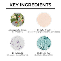 Dr. Sheth's Ashwagandha & Alpha Arbutin Melasma Serum Cream- 30G |For Hyperpigmentation, Dark Spots & Sun Damage|Even Toned & Blemish Free Skin|Enriched With Glycolic Acid, Kojic Acid & Niacinamide