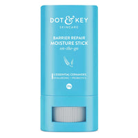 DOT & KEY Barrier Repair Moisture Stick On-The-Go Non Sticky Ceramides Moisturizer With Hyaluronic + Probiotic For Intense Moisturization&Skin Strengthening|For Dry Skin, Normal & Sensitive Skin|20G