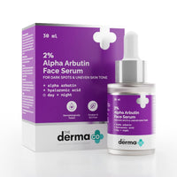 The Derma Co 2% Alpha Arbutin Face Serum - 30ml | Treats Dark Spots | Evens Skin Tone