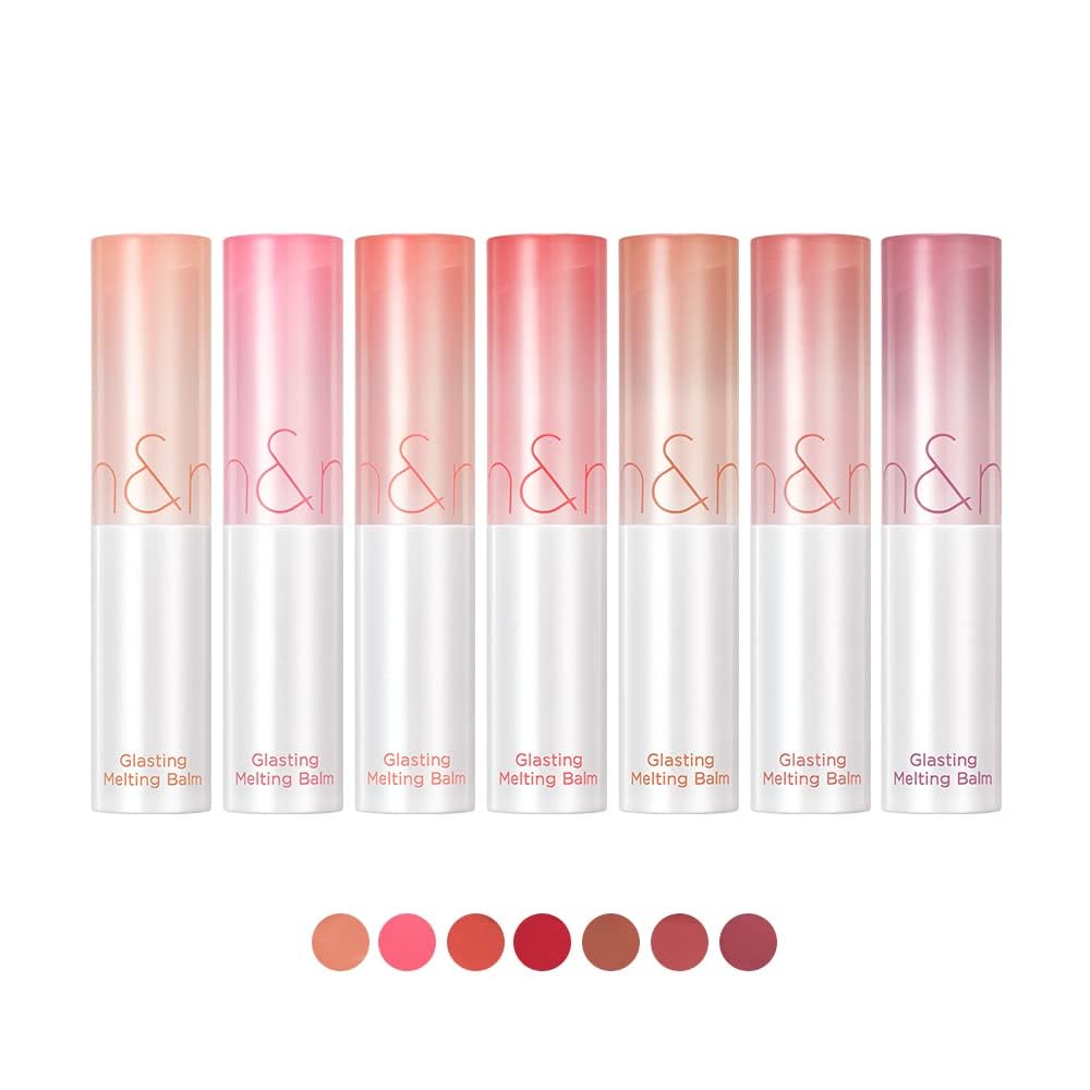 Rom&nd Glasting Melting Balm 3.5g, Glossy, Plumping Lips, Moisture, Translucent, Water Bomb, High Pigmented, Vegan #04.HIPPIE BERRY