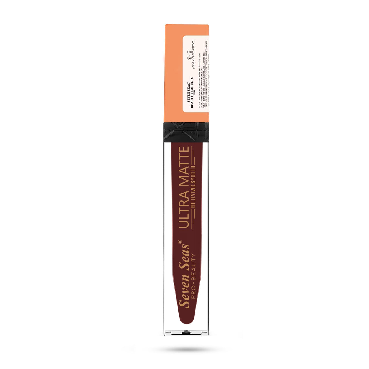 Seven Seas Ultra Smooth Matte Liquid Lipstick Smooth Lip Color, Weightless Finish | Long Lasting Matte Liquid Lipstick for Women (Rose Bud Cherry)