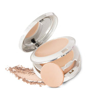 Hilary Rhoda Ivory Slay All Day Compact | 2 In 1 Compact | Matte & Shimmer Finish Compact | 9 To 9 Stay Compact | Moisture-Infused Compact | Compact With Sponge | Weightless Formula | 20G