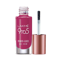 Lakmé 9 To 5 Primer + Glossy Finish Nail Colour & Lakmé 9 To 5 Primer + Glossy Finish Nail Colour, Magenta Mix, 6 Ml & Lakmé 9 To 5 Primer + Glossy Finish Nail Colour, Teal Deal, 6 Ml