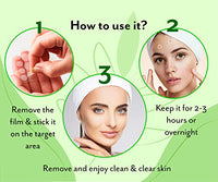 Urban yog Acne Pimple Patch - 72 Invisible Facial Stickers cover with 100% Hydrocolloid (Acne Pimple Patch (Pack of 2))