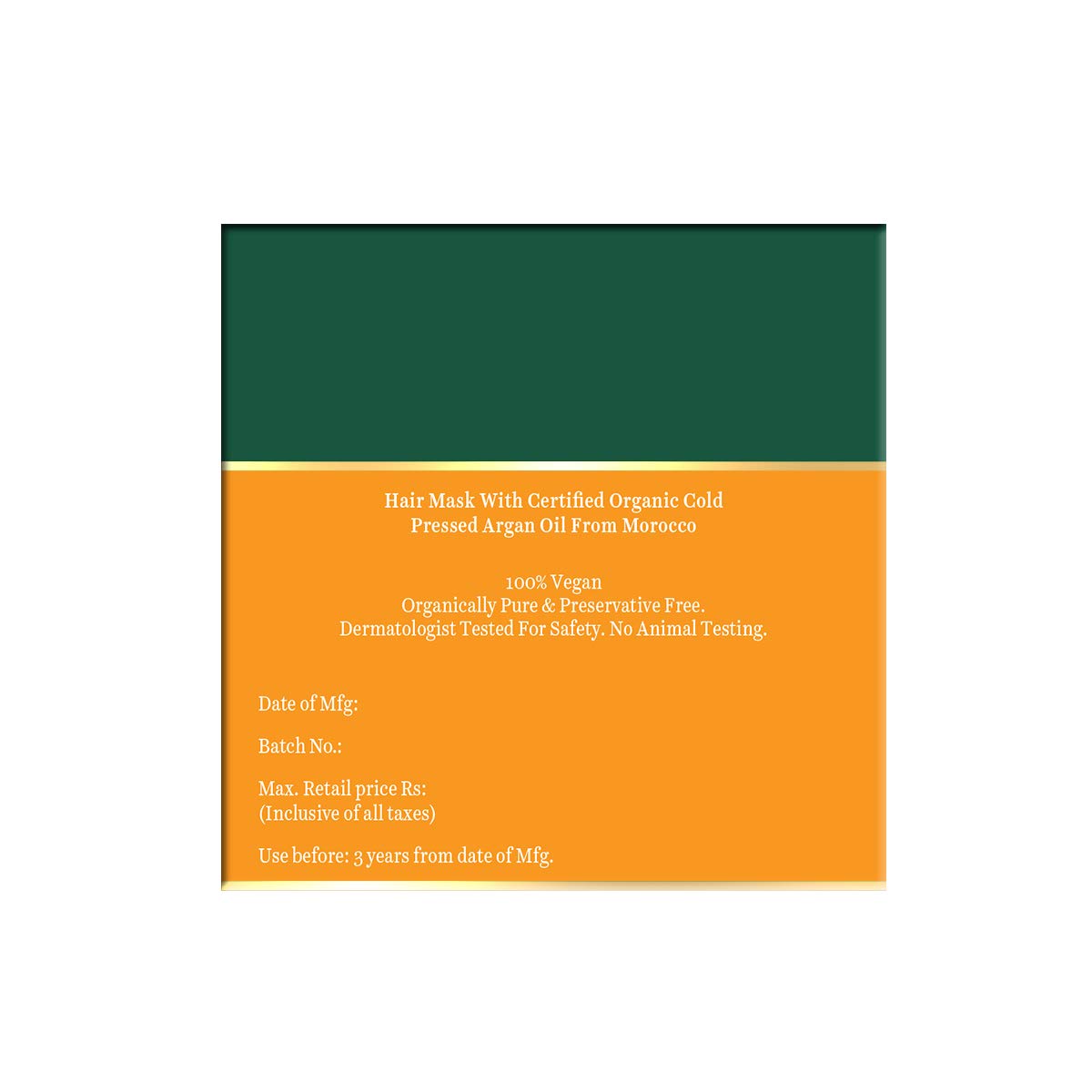 Biotique Argan Oil Hair Mask From Morocco (Ideal For Frizz -Free And Stronger Hair), 175G, 1 Count