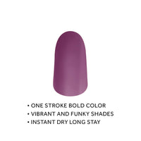 Elle 18 Matte, Glossy Finish Nail Pops Color 161, 161, 5 Ml