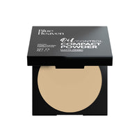 Blue Heaven Oil Control Compact Powder For All Skin Types, Spf 25, Matte Finish, Cream For All Skin Types 201, 8Gm & Intense Eyeliner Easy Sketch, Black, 1Ml Matte Finish