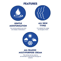 NIVEA Crème, All Season Multi-Purpose Cream, 200ml & NIVEA Lip Balm, Fruity Strawberry Shine, 4.8g