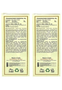 Khadi Pure Herbal Frankincense Essential Oil, 15 ml (Pack of 2)