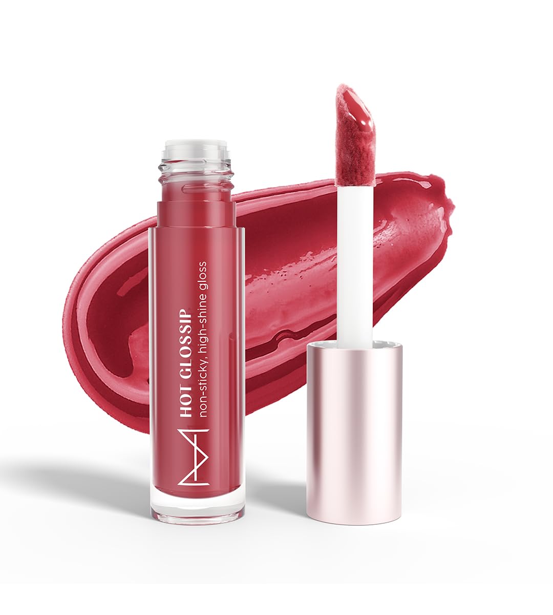 House Of Makeup Non-sticky gloss | High-shine lip gloss for pigmented lips | Lip gloss with hyaluronic acid | Zero stickiness (Juicy Secrets)