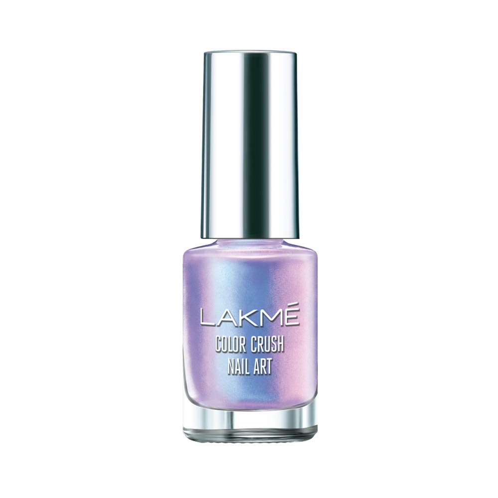 Lakmé Nail Color Remover Liquid, 27ml And Color Crush Nailart, U4, 6ml