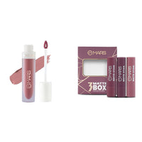 MARS Matte Liquid Lip Color | Long Lasting | Non-Transfer & Waterproof Lipstick for Women (4.5 ml) (03-Blow a Kiss) Matte Box Set of 3 Lipsticks for Women |(3x3.2 gm) (03-Plum)