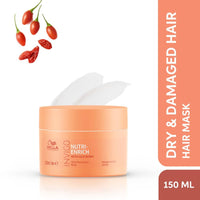 Wella Professionals Invigo Nutri-Enrich Hair Mask | 150 ml | Nourishing, Hydrating Hair Treatment for Dry & Damaged Hair | With Goji Berry Nutrients