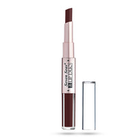 Seven Seas Lip Duo 2 In 1 Lipstick Matte Finish 2-in-1 Duo Liquid Lipstick with Matte Finish and Moisturizing Gloss (Espersso, 7ML)