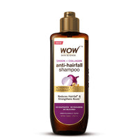 WOW Skin Science Onion Shampoo - 200 ml | Helps Control Hair Fall & Promotes Hair Growth | For Stronger Hair | With Red Onion Seed Oil Extract, Black Seed Oil & Pro-Vitamin B5