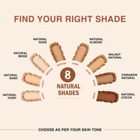 Lakmé 9To5 Double Duty Dual Finish Natural Compact Full Powder For All Skin Types, 9G, 1 Count