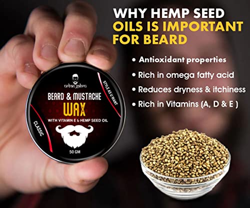 Urbangabru Hair Volumizing Powder Wax (10 Gram) + Beard Wax for Beard and Mustache (50 Gram) - Men's Grooming Kit (Pack of 2)