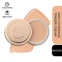 Forever52 Daily Life High Coverage Tender Cream (Alba - 001) Radiant Foundation Concealer | Highlighter | Contour | Perfect For Longlasting Face Makeup